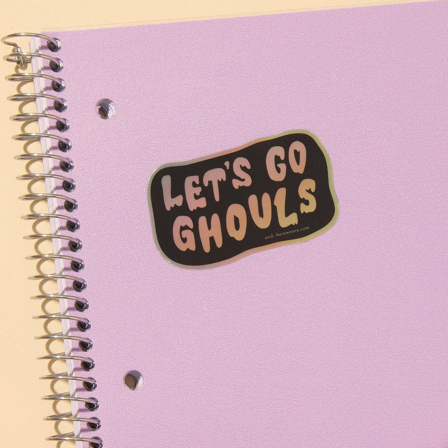Let's Go Ghouls Vinyl Sticker
