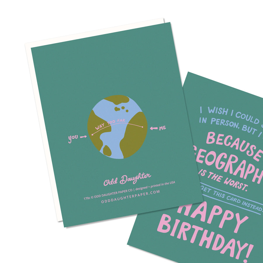 Long Distance Birthday Card