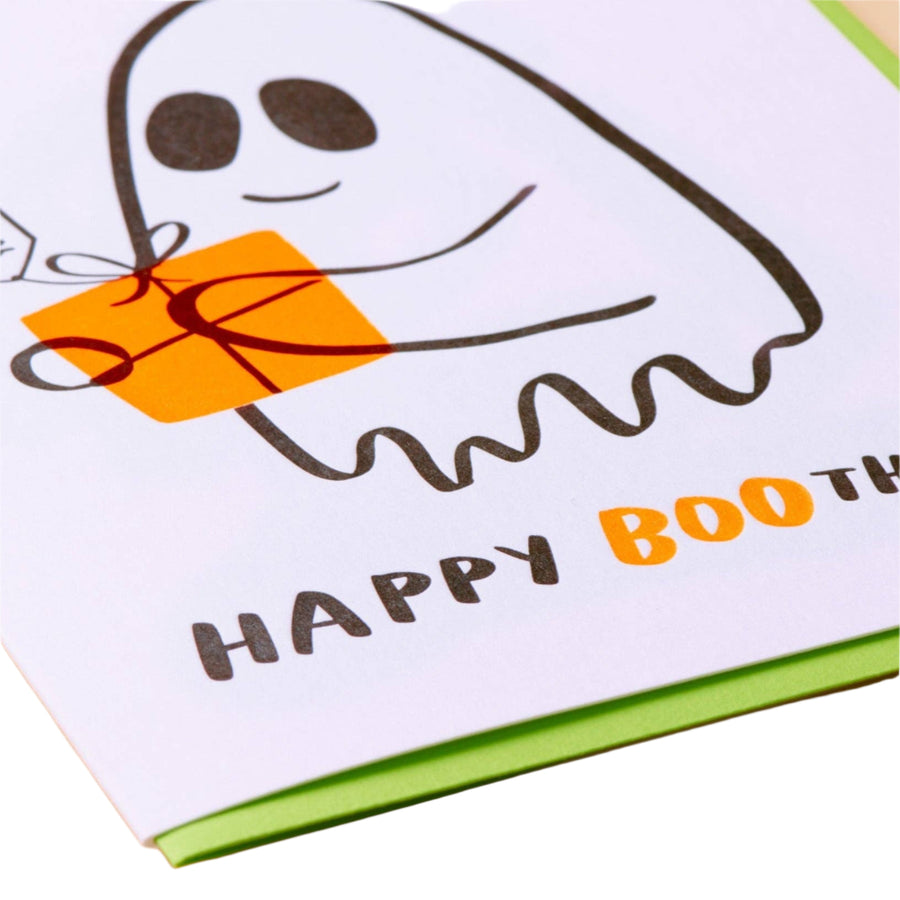 Happy Boo-thday Ghost Card
