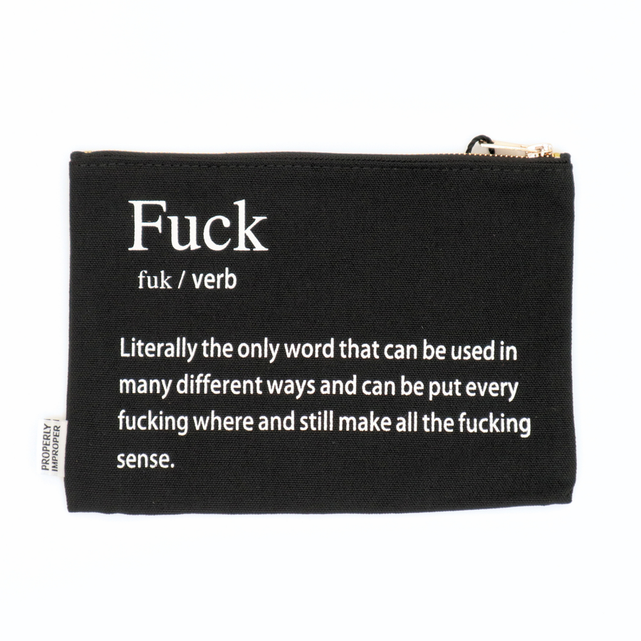 Fuck Canvas Pouch