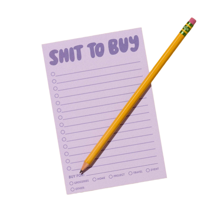 Shit To Buy Notepad