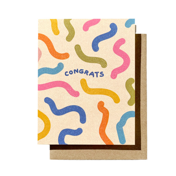 Congrats Squiggle Card