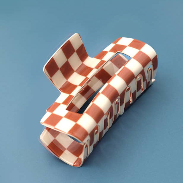 Checker Hair Claw