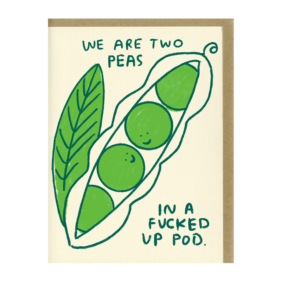 Two Peas Love Card by People I've Loved