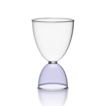 Classic Glass in Clear & Lavender