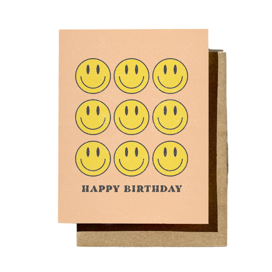 Smiley Birthday Card