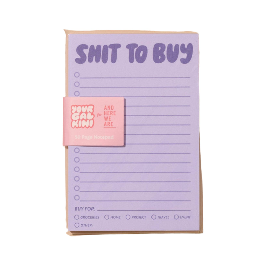 Shit To Buy Notepad