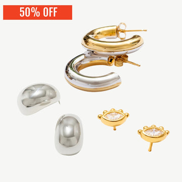Mixed Metal Earring Bundle