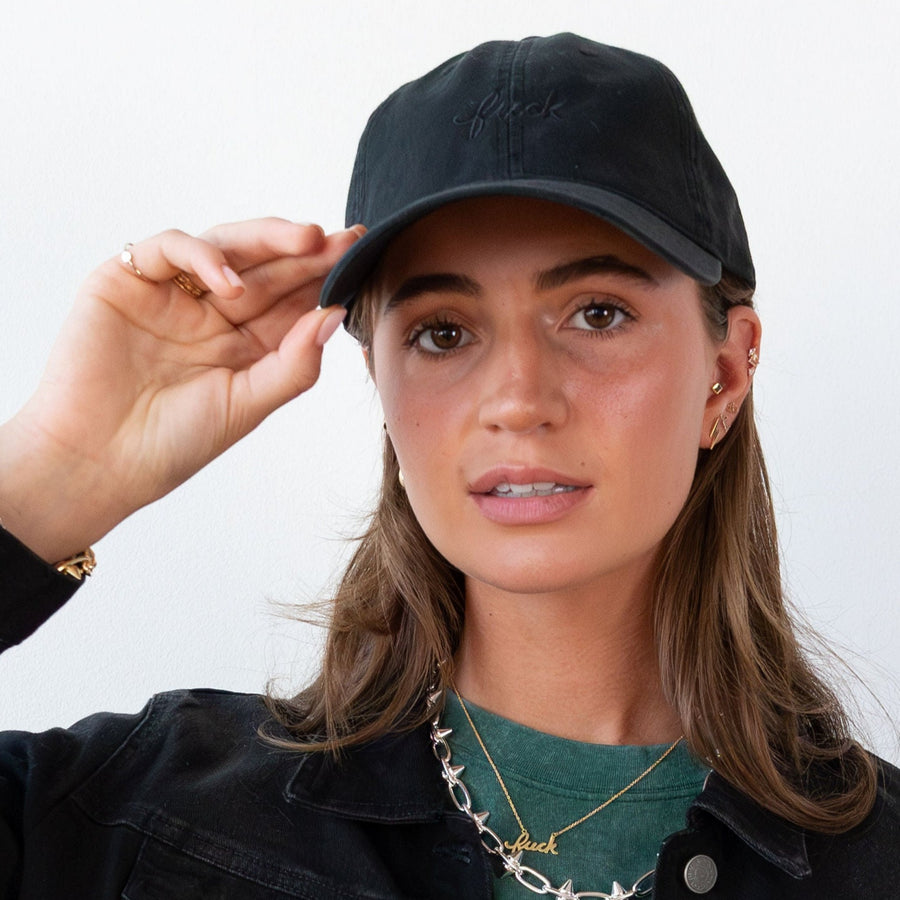 Fuck Script Necklace