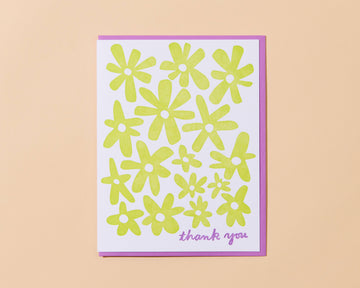 Flower Thank You Card