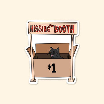 Hissing Booth Sticker