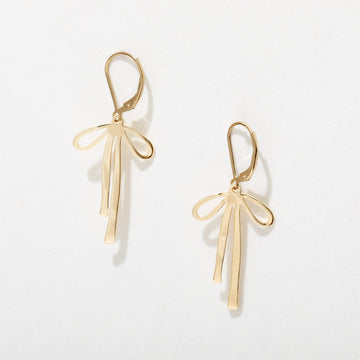 Bow Drop Earrings