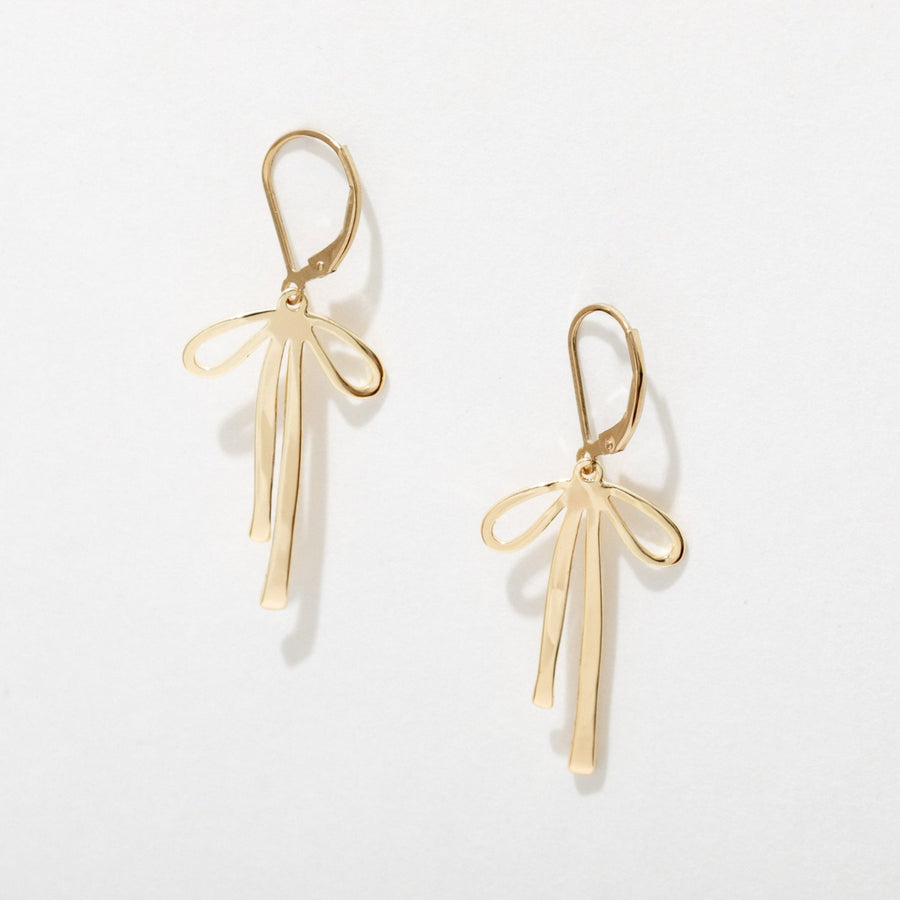 Bow Drop Earrings