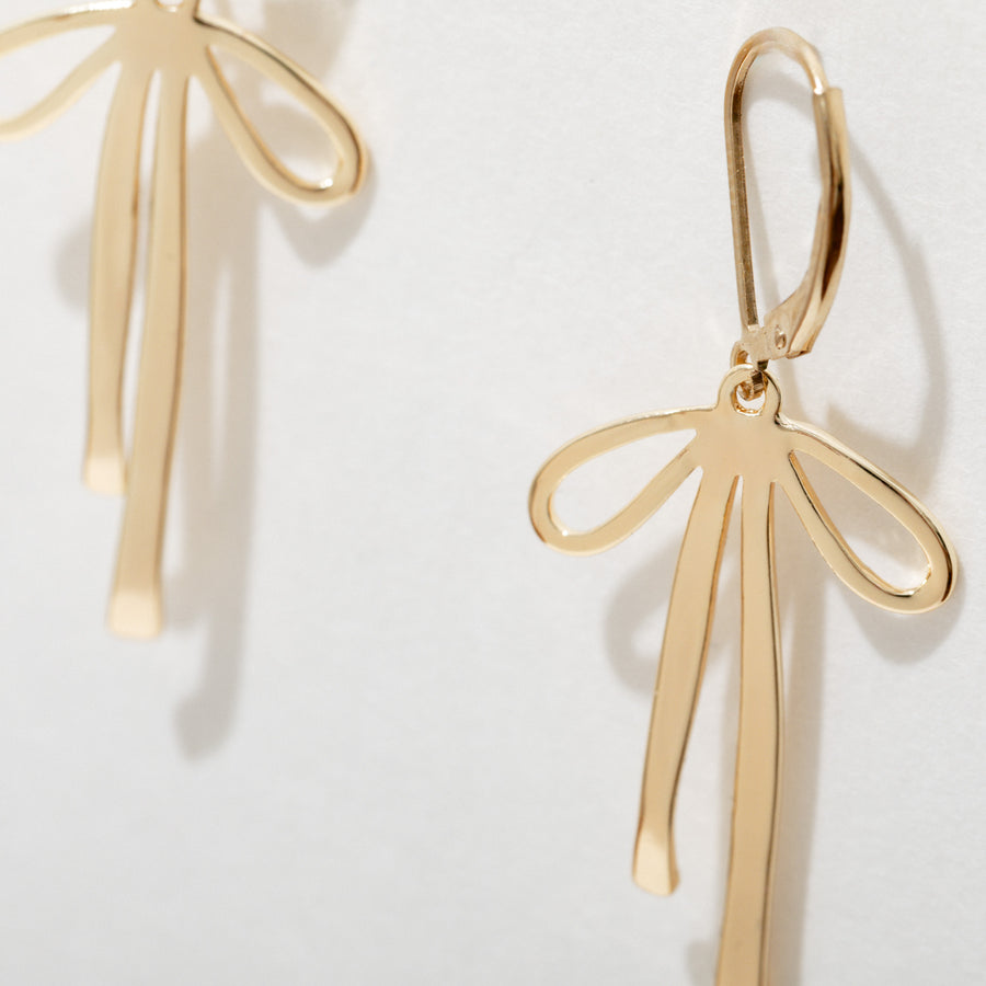 Bow Drop Earrings