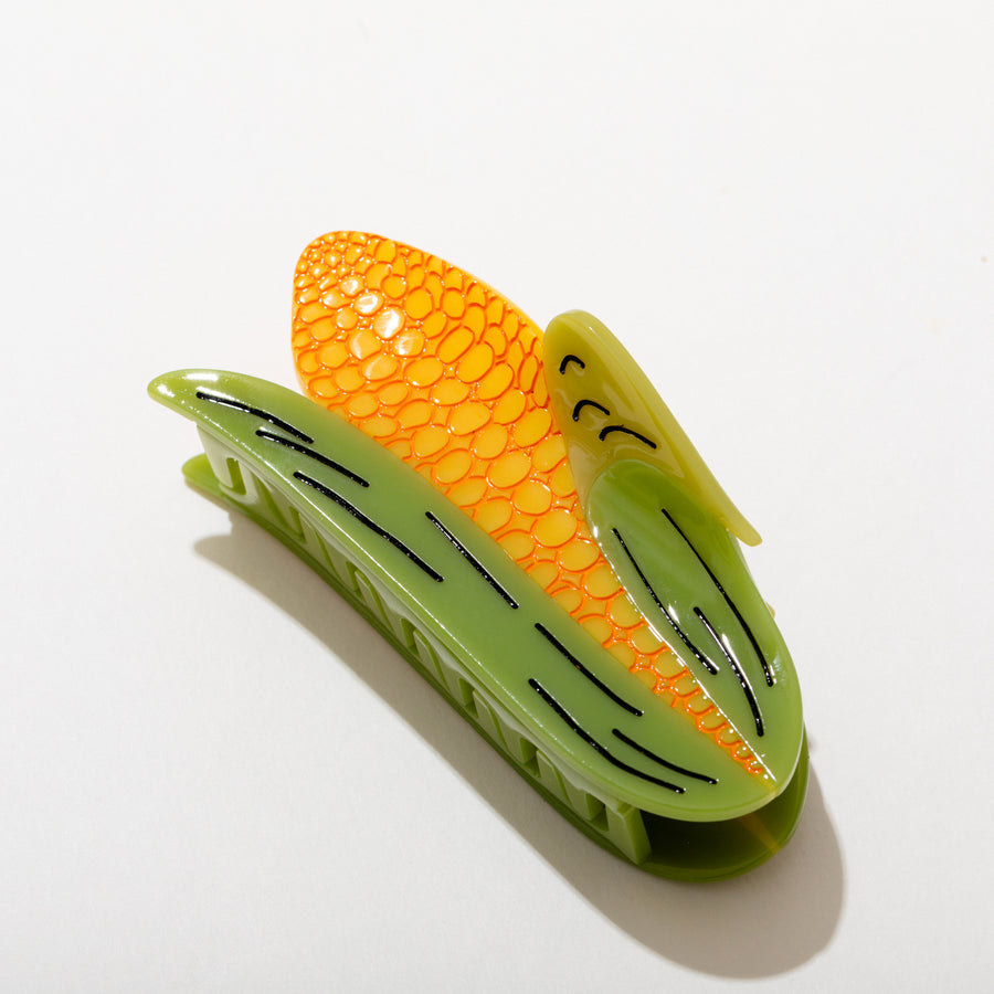 Corn On The Cob Hair Claw by Jenny Lemons