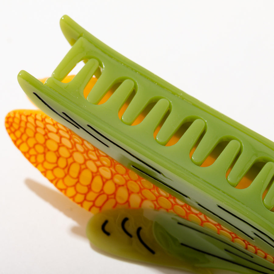 Corn On The Cob Hair Claw by Jenny Lemons