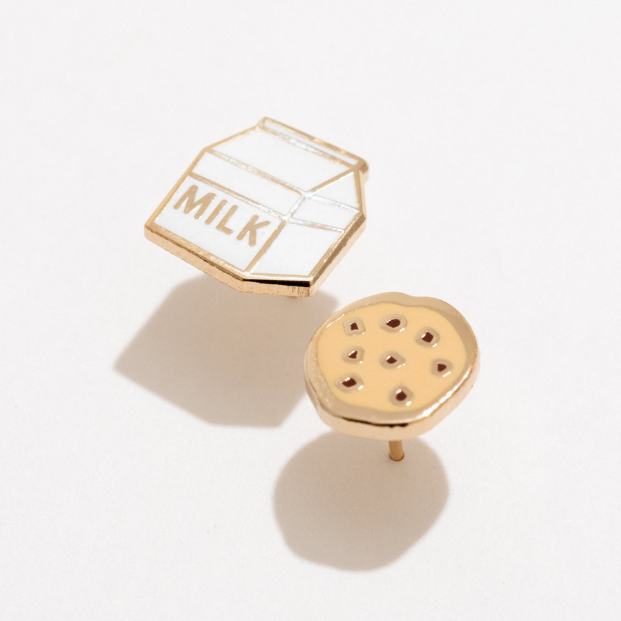 Milk & Cookies Studs