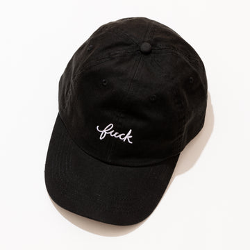 Fuck Script Baseball Hat