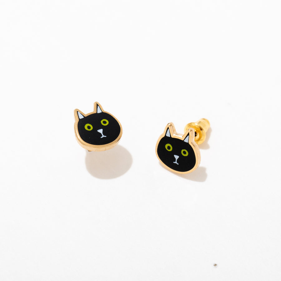 Black Cat Studs