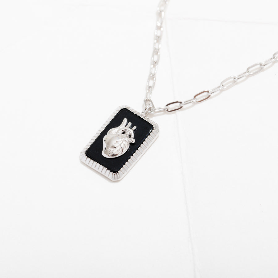 Anatomical Heart Pendant Necklace