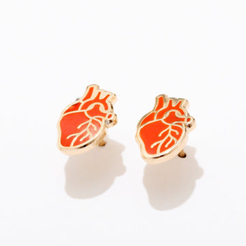 Anatomical Heart Studs