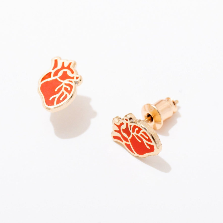 Anatomical Heart Studs