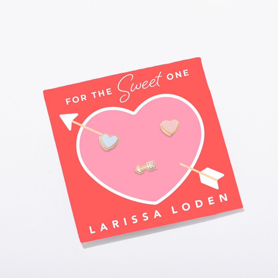 Sweet Heart Studs Set