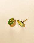 Corn on the Cob Stud Earrings