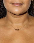 Sota Script Necklace