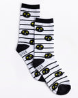 Black Cat Crew Socks