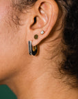 CZ Bezel Studs
