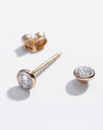 CZ Bezel Studs