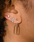 CZ Bezel Studs