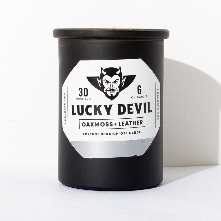 Lucky Devil Fortune Scratch-Off Candle