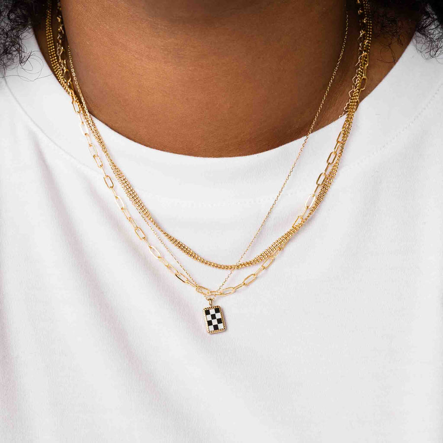 Checker Necklace