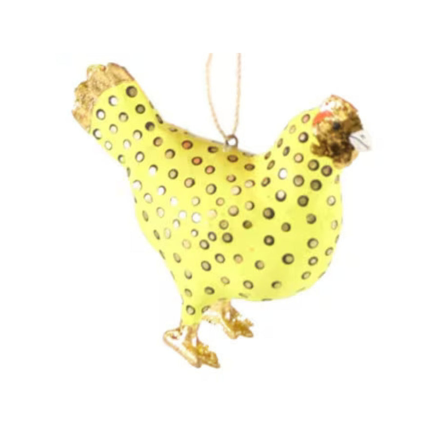 Festive Hen Ornament