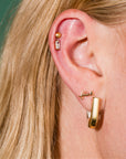 Duality Huggie Hoops