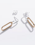 Duality Open Link Earrings