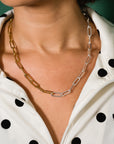 Duality Paperclip Chain Necklace