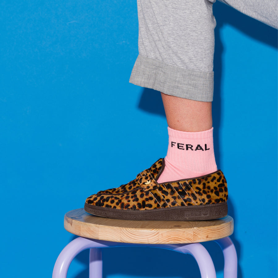 Feral Quarter Crew Socks | Cotton Blend Quarter Crew Socks