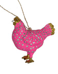 Festive Hen Ornament