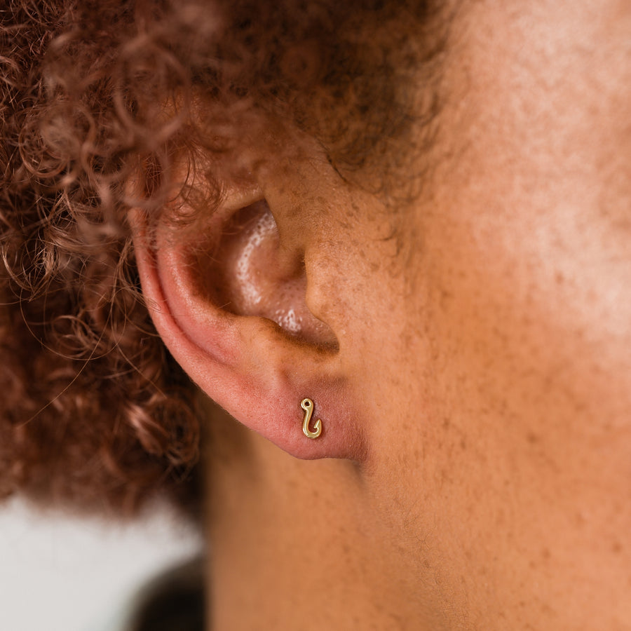Fish Hook Studs
