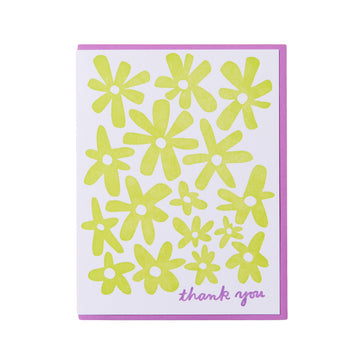 Flower Thank You Card