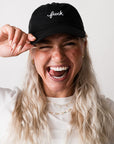 Fuck Script Baseball Hat