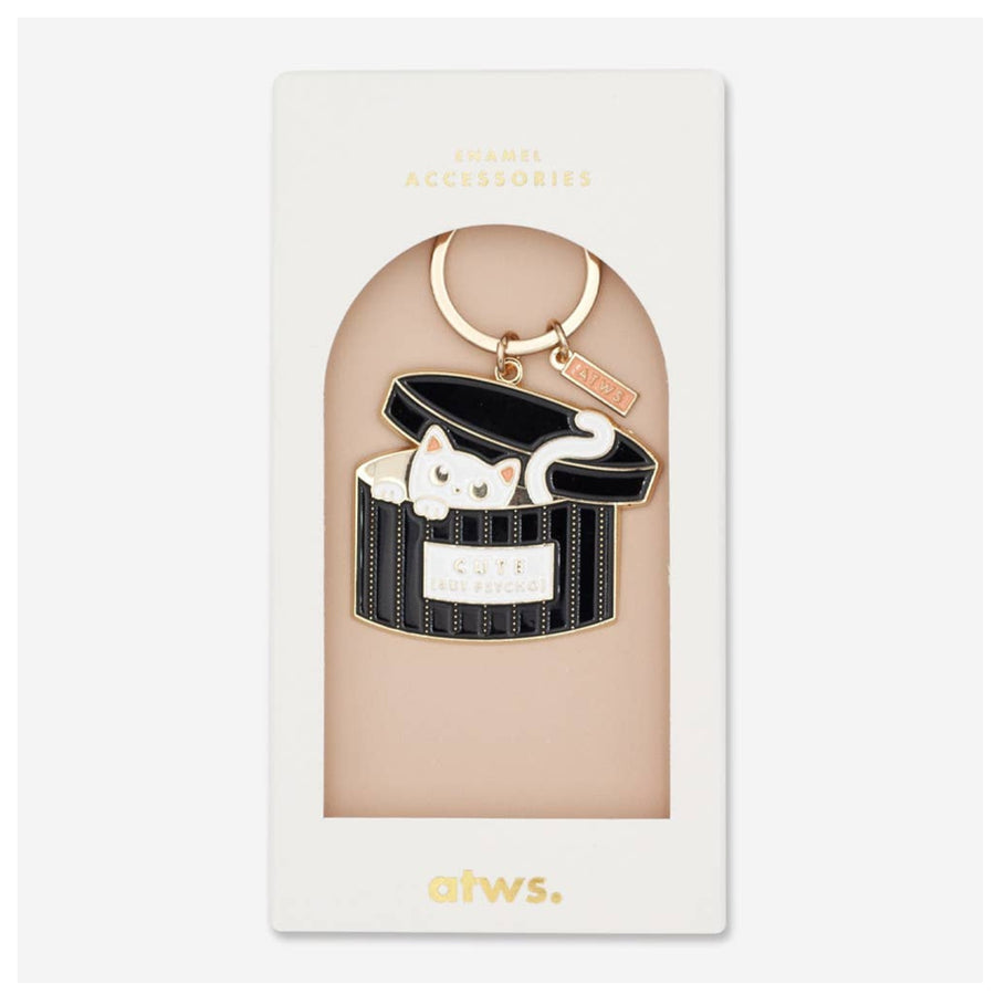 Cute But Psycho Keychain