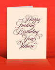 Happy Birthday Whore Card