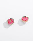 Heart Dice Studs