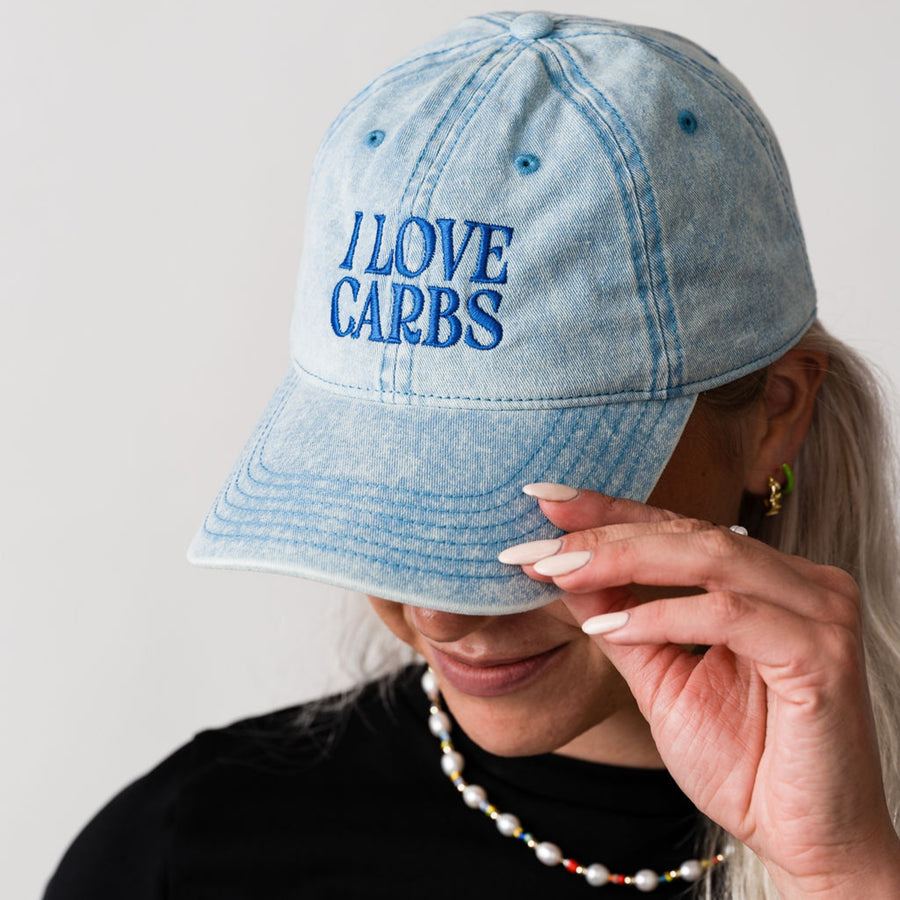 I Love Carbs Baseball Hat