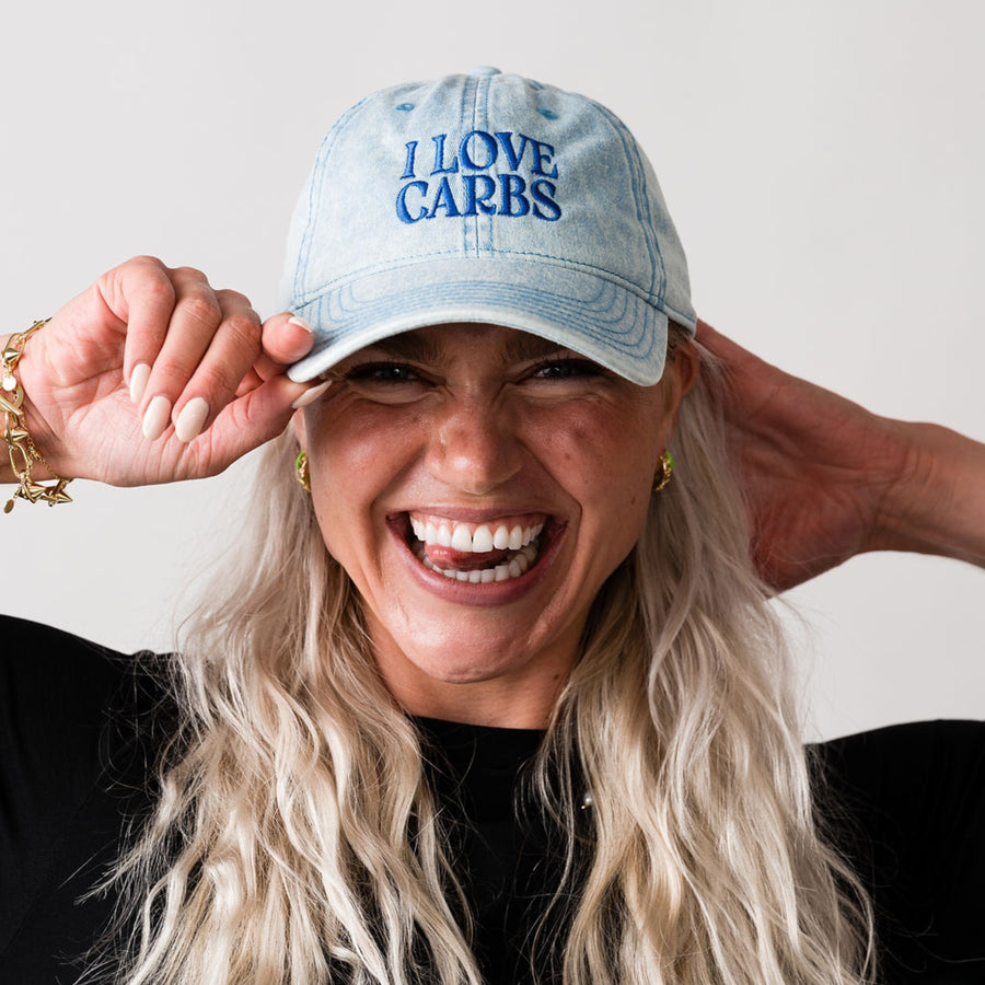 I Love Carbs Baseball Hat
