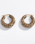 Leopard Hoops